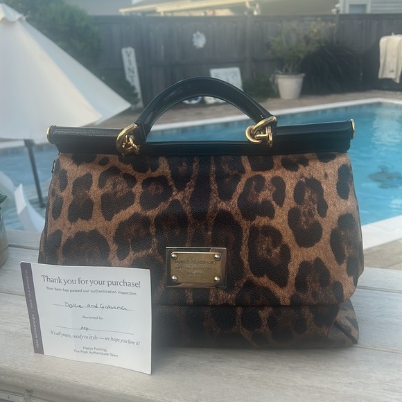 Dolce & Gabbana Miss Sicily bag in leopard Print - Picture 6 of 9